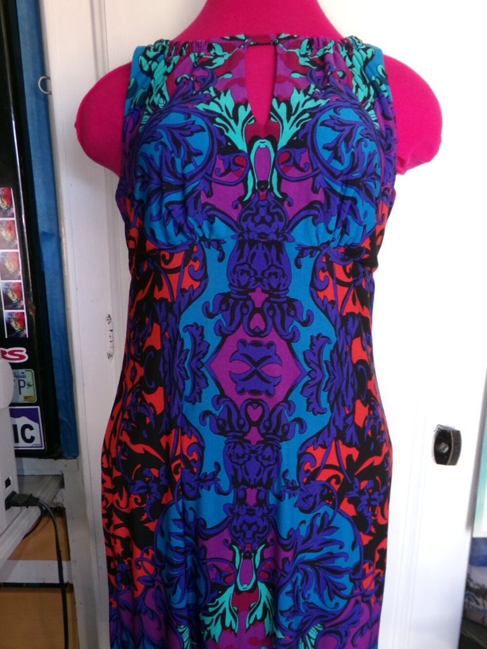 ECI New York Sleeveless Halter Dress Sz 10